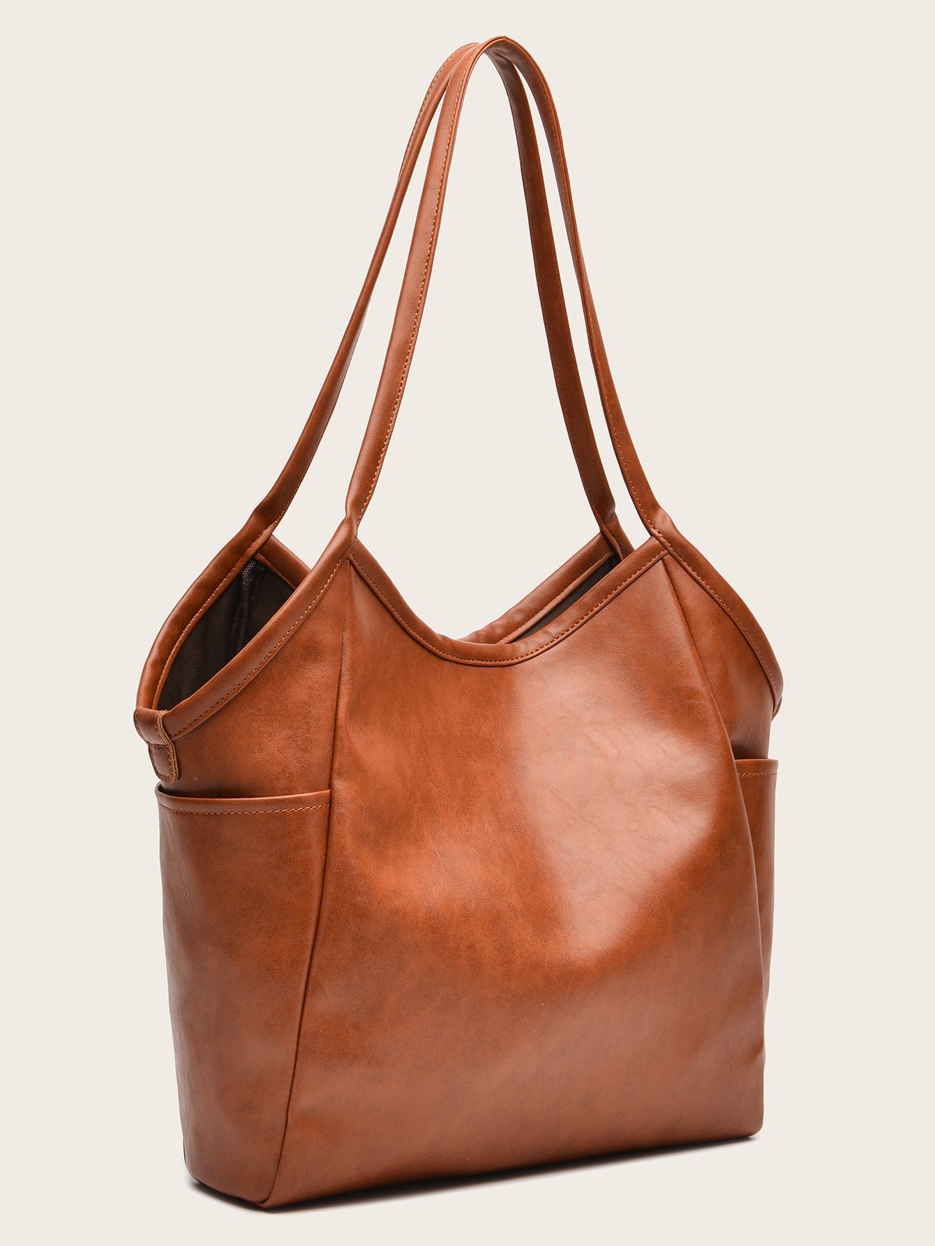 Women PU Leather Shoulder Bag Large Capacity Bags Sai Feel