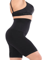 Women Plus Size  High Waist Shaping Pants with  Anti-slip Silicone Wasit Sai Feel