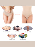 Women Plus Size High Waist shaping the body with wasit Anti-slip silicone briefs Sai Feel