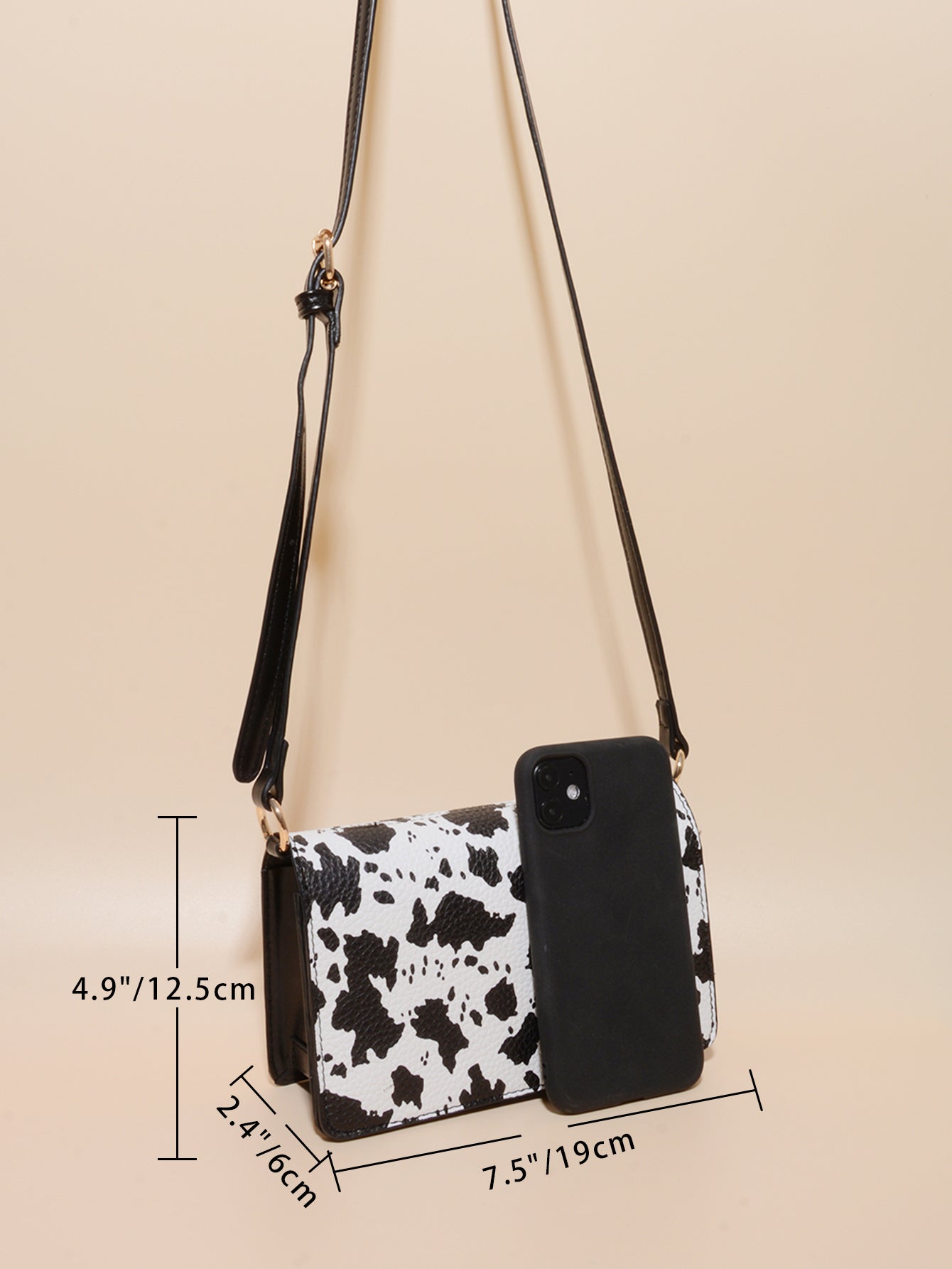 Women Print Adjustable Crossbody Bag Handle Bag Message Bag Sai Feel