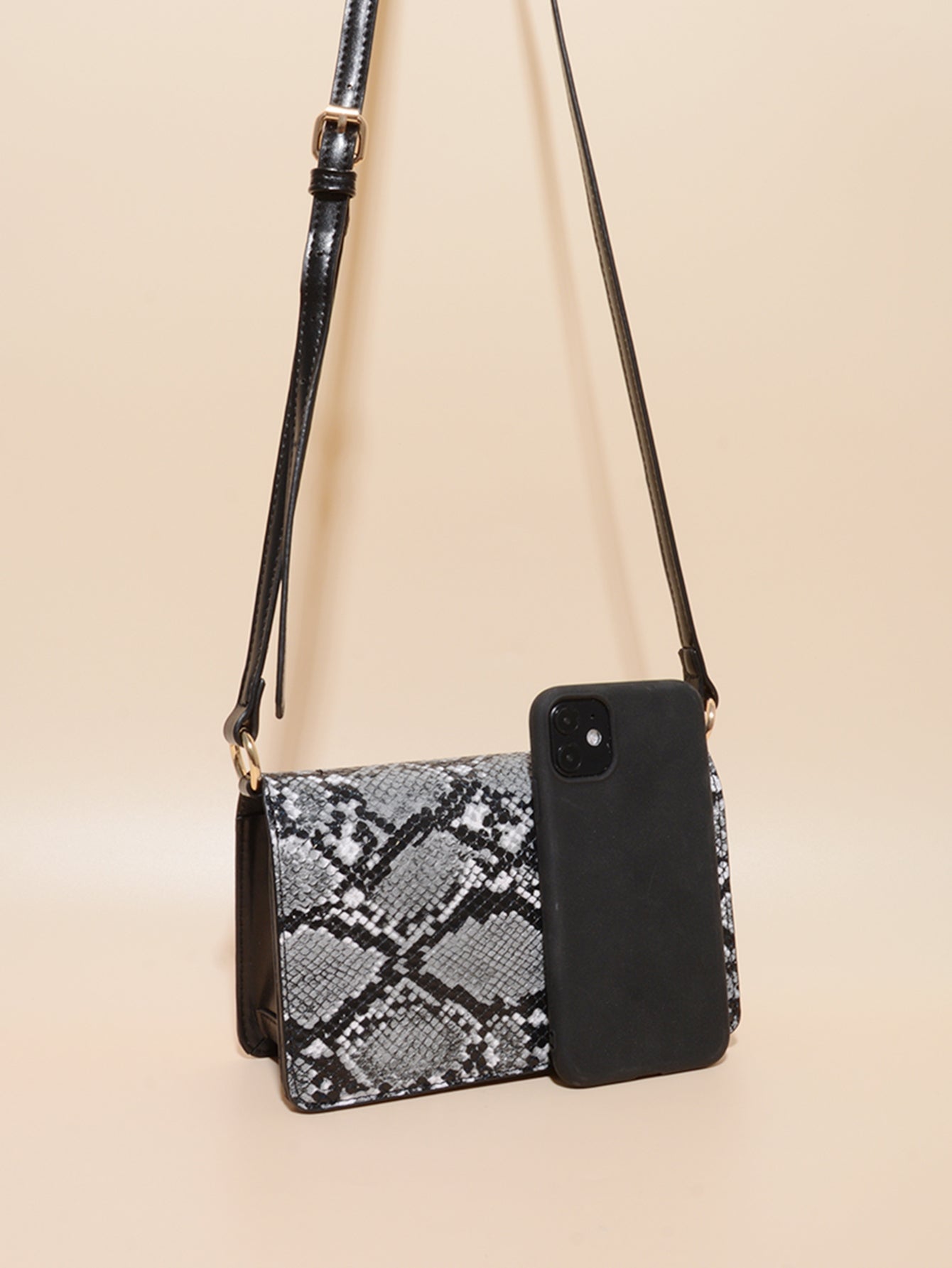 Women Print Adjustable Crossbody Bag Handle Bag Message Bag Sai Feel