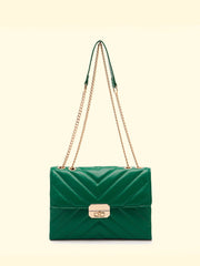 Women Quilted Flap Square Bag Sai Feel