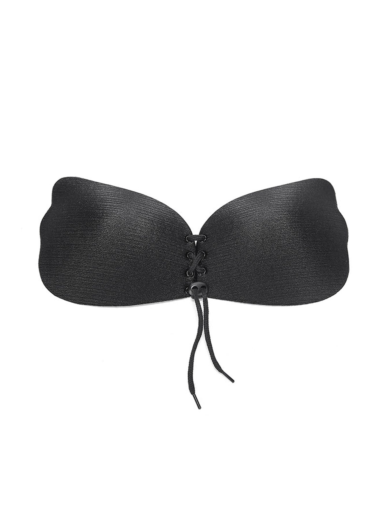 Women Reusable Sticky Invisible Push up silicone bra for Backless Strapless dress Sai Feel