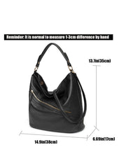 Women Shoulder Handbags Satchel Top Handle Bag Large Capacity Tote Bag Sai Feel