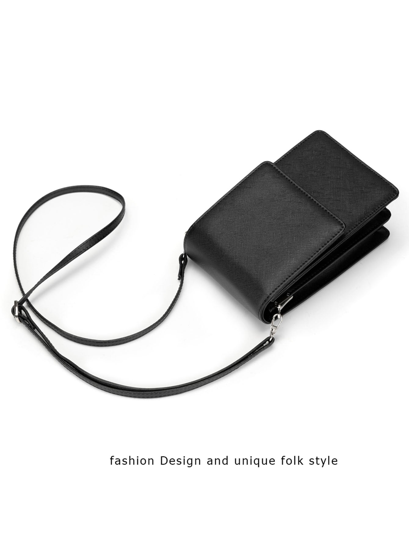 Women Small Crossbody Cell Phone Purse Mini Messenger Shoulder Handbag Wallet with Credit Card Slots Sai Feel