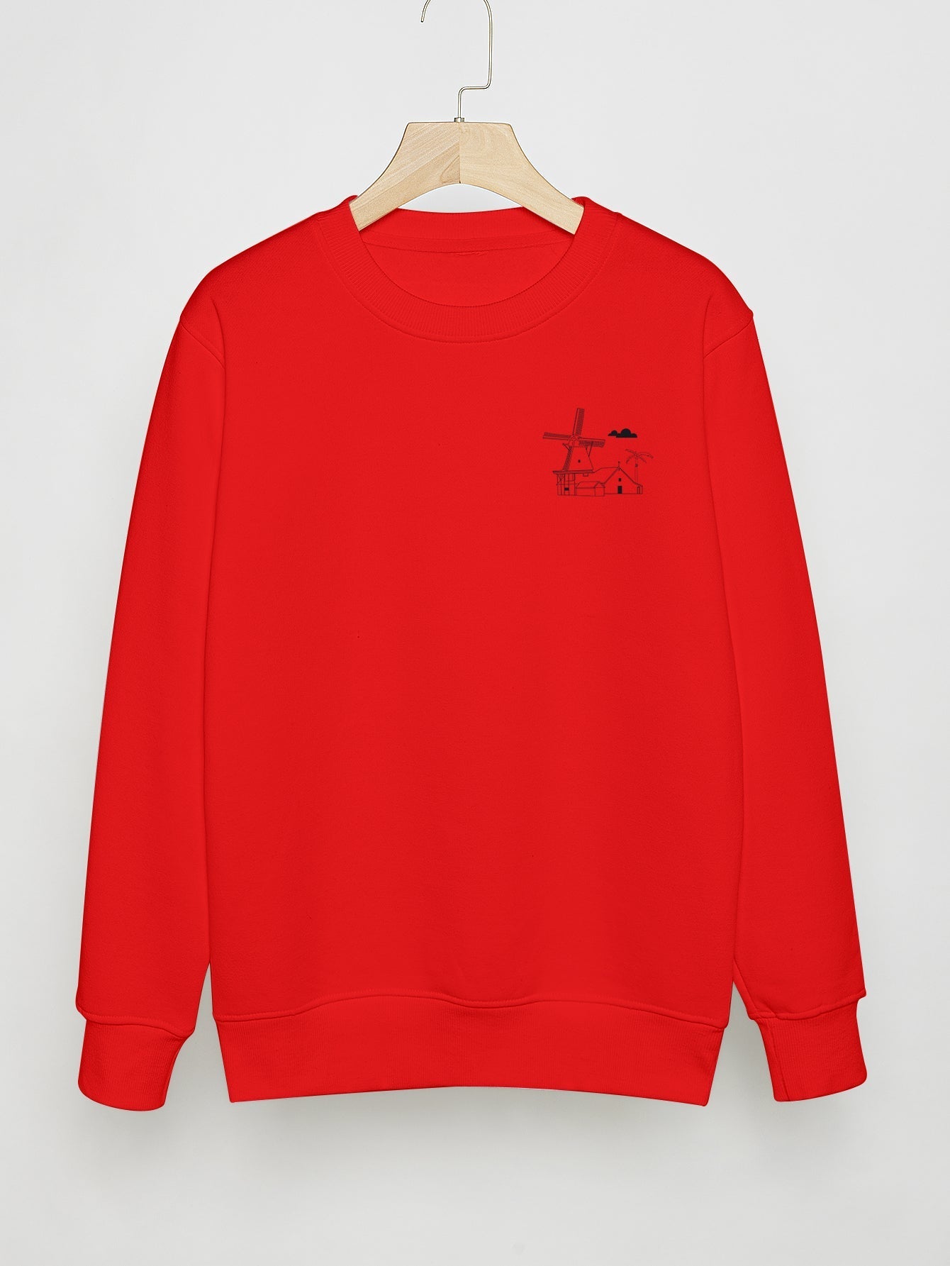 Women Solid Color Oversized Fleece Sweatshirts Sai Feel