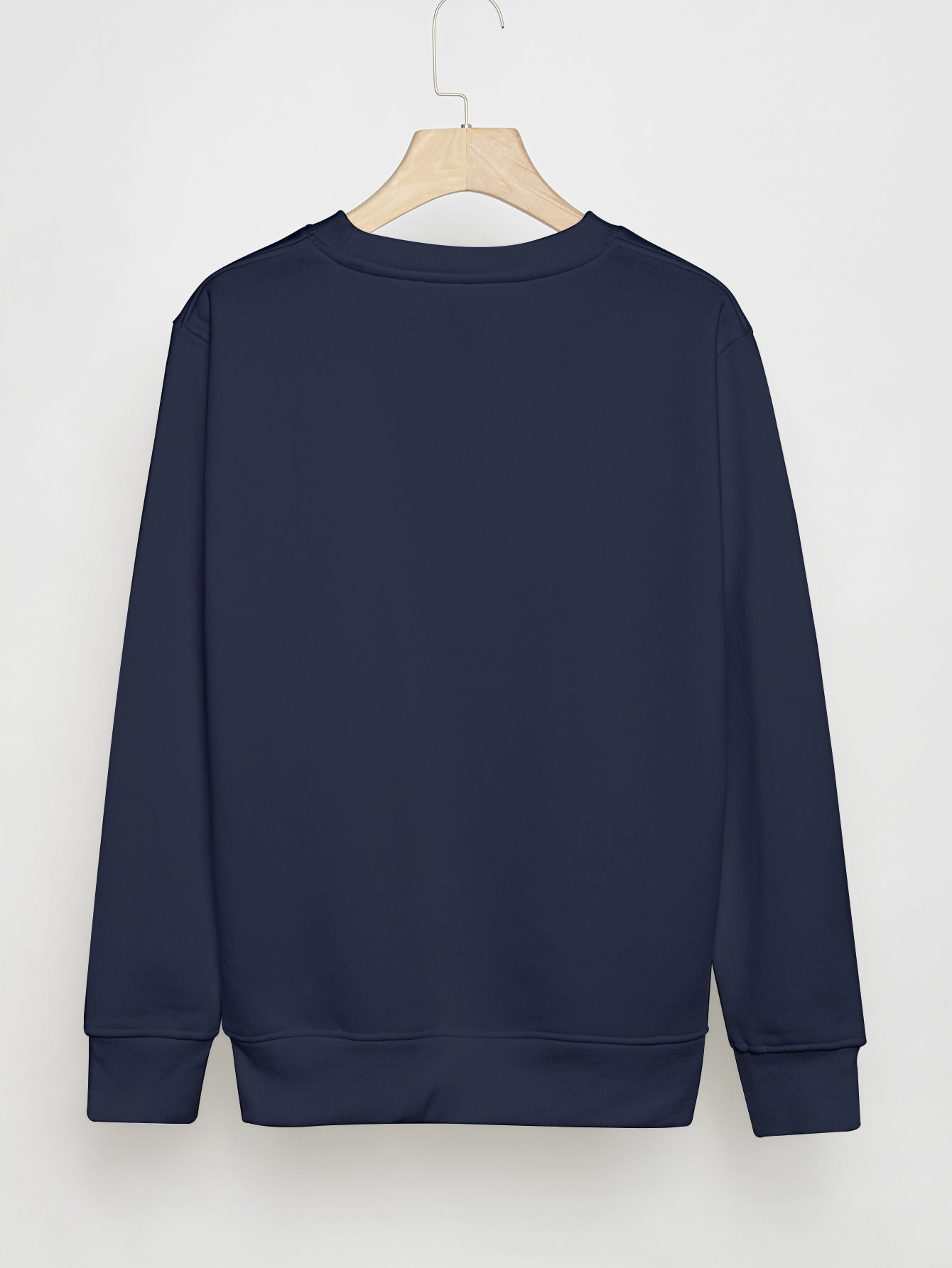 Women Solid Color Oversized Fleece Sweatshirts Sai Feel