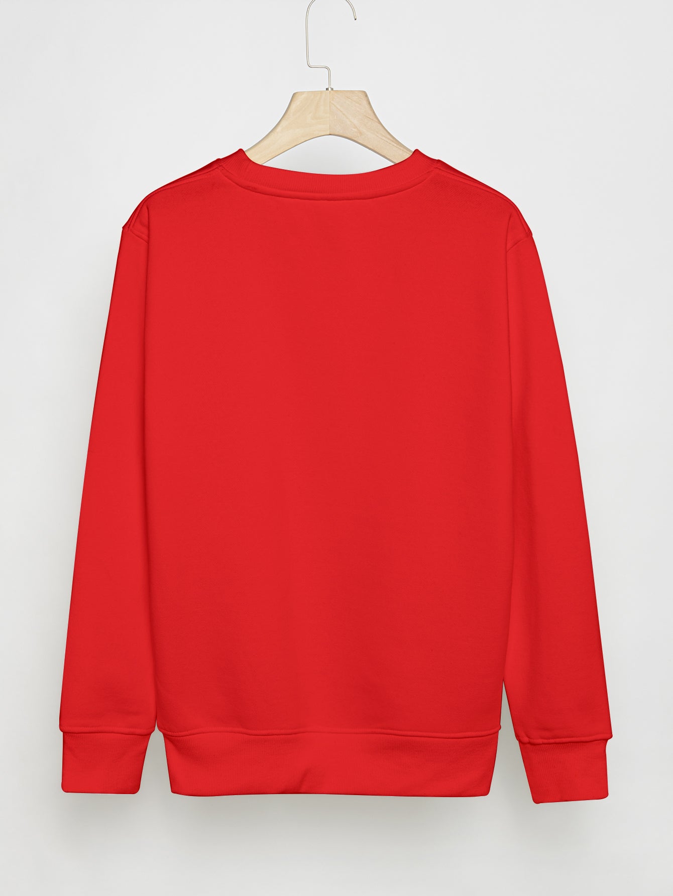 Women Solid Color Oversizer Fleece Sweatshirts Sai Feel
