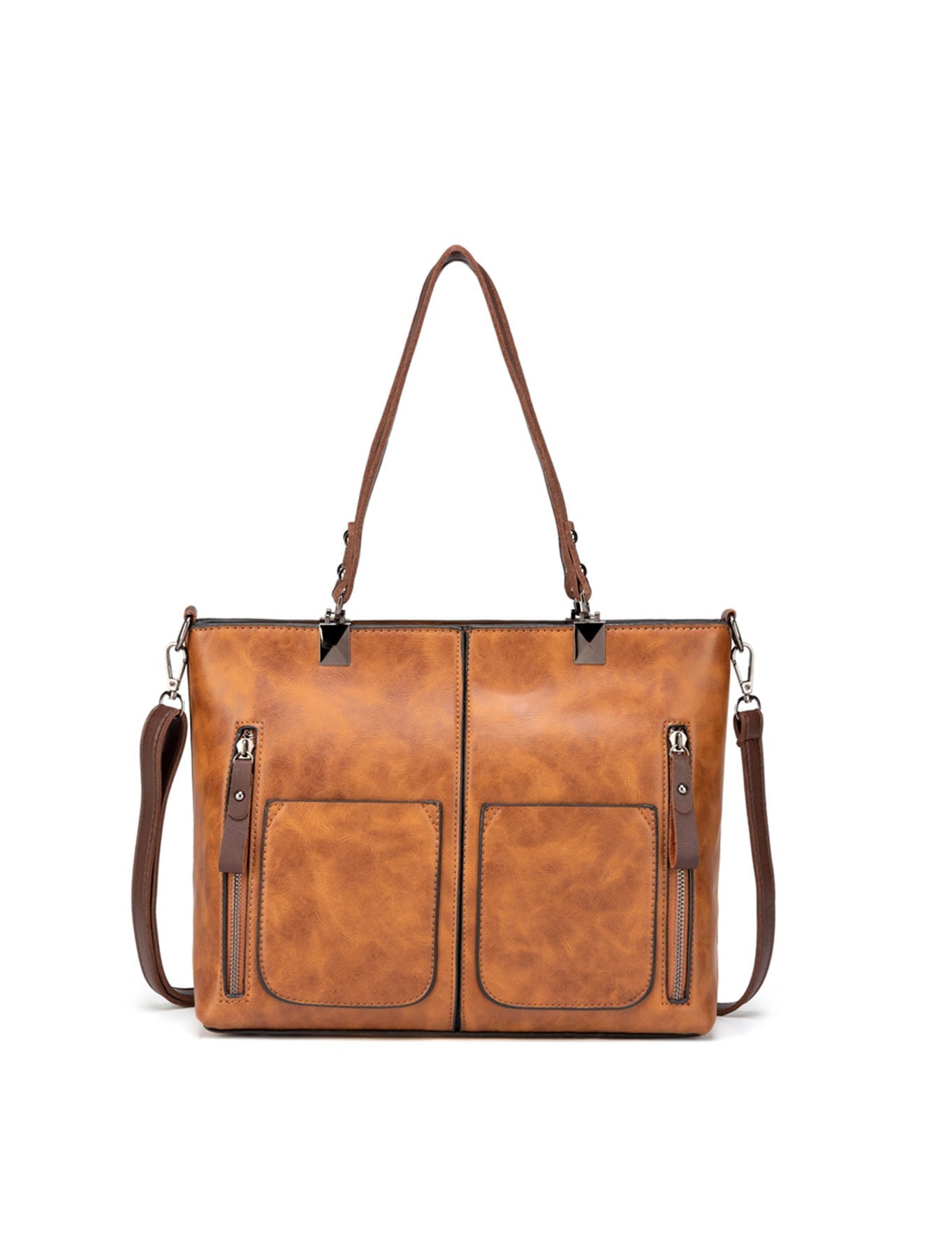 Women Top-handle Bags, Leather Tote Bags Vintage Shoulder Bag Satchel Purse and Handbags Sai Feel