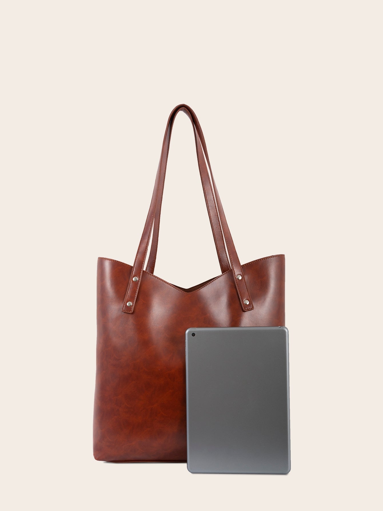 Women V Shape Opening Hand Bags Big Capacity Woman Shoulder Bag Sai Feel