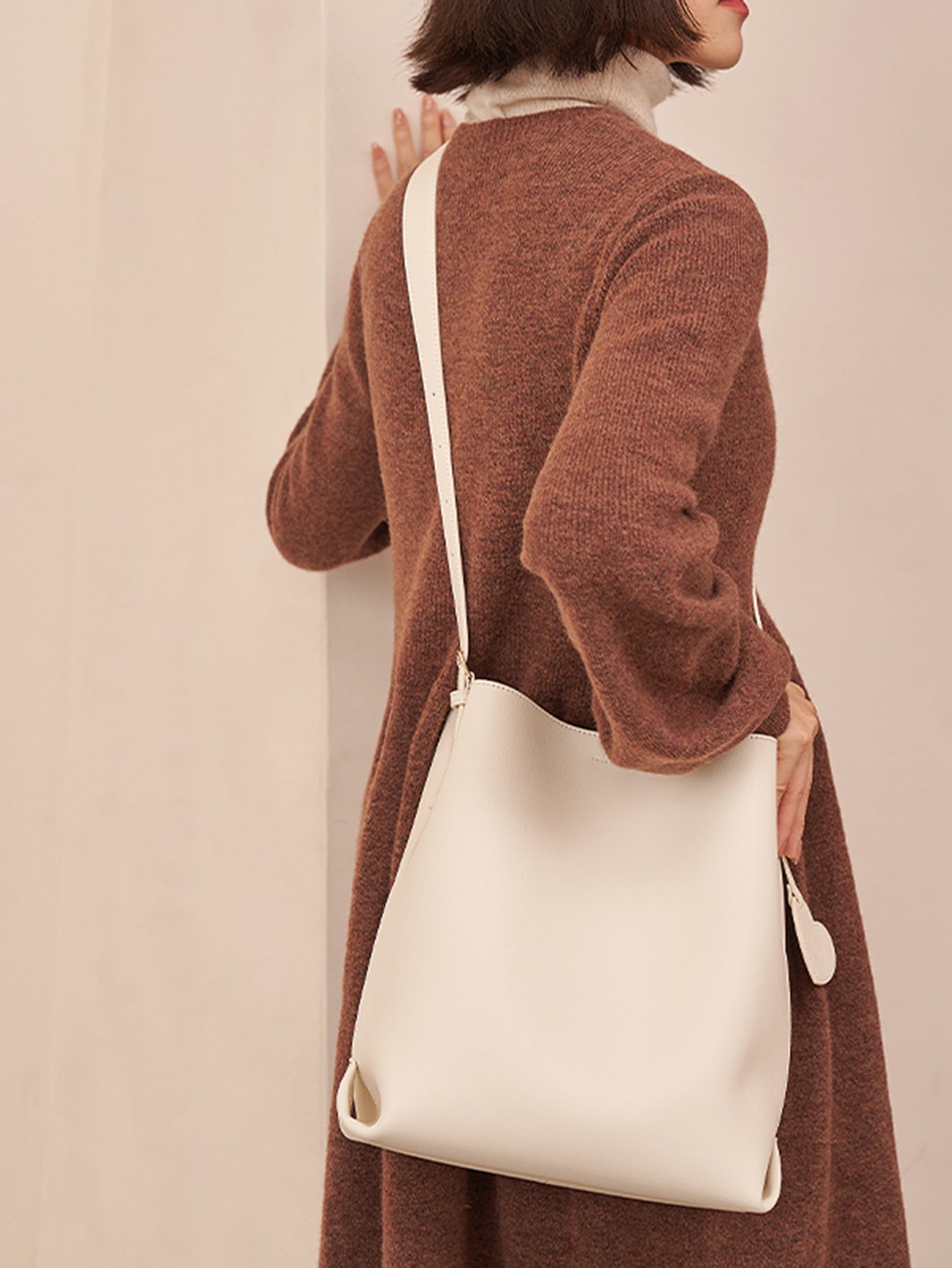 Women Vintage Leather Handbags One Shoulder Bags Sai Feel