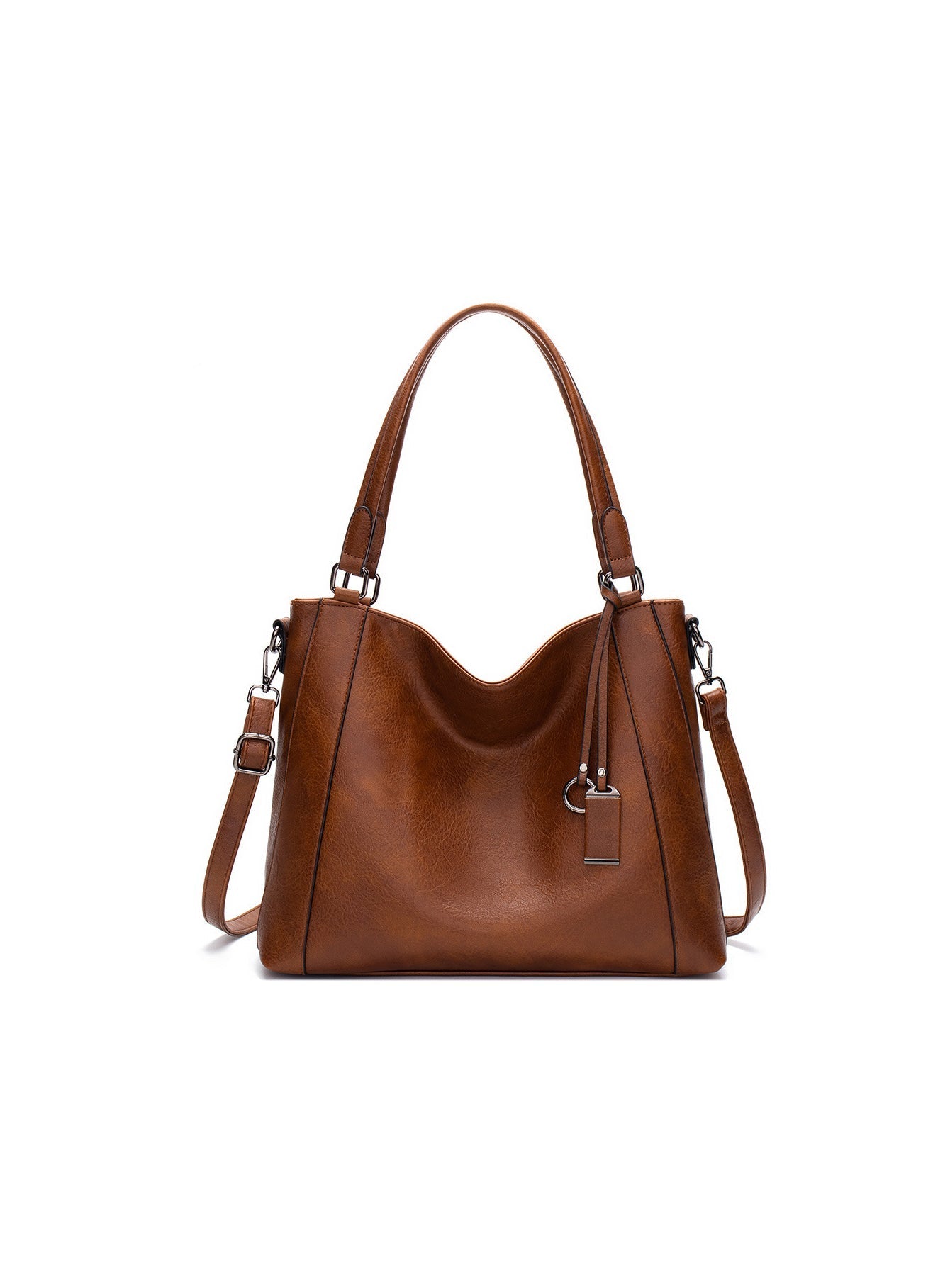 Women large-capacity messenger bag soft leather stray bag Sai Feel