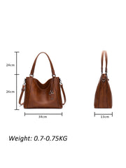 Women large-capacity messenger bag soft leather stray bag Sai Feel