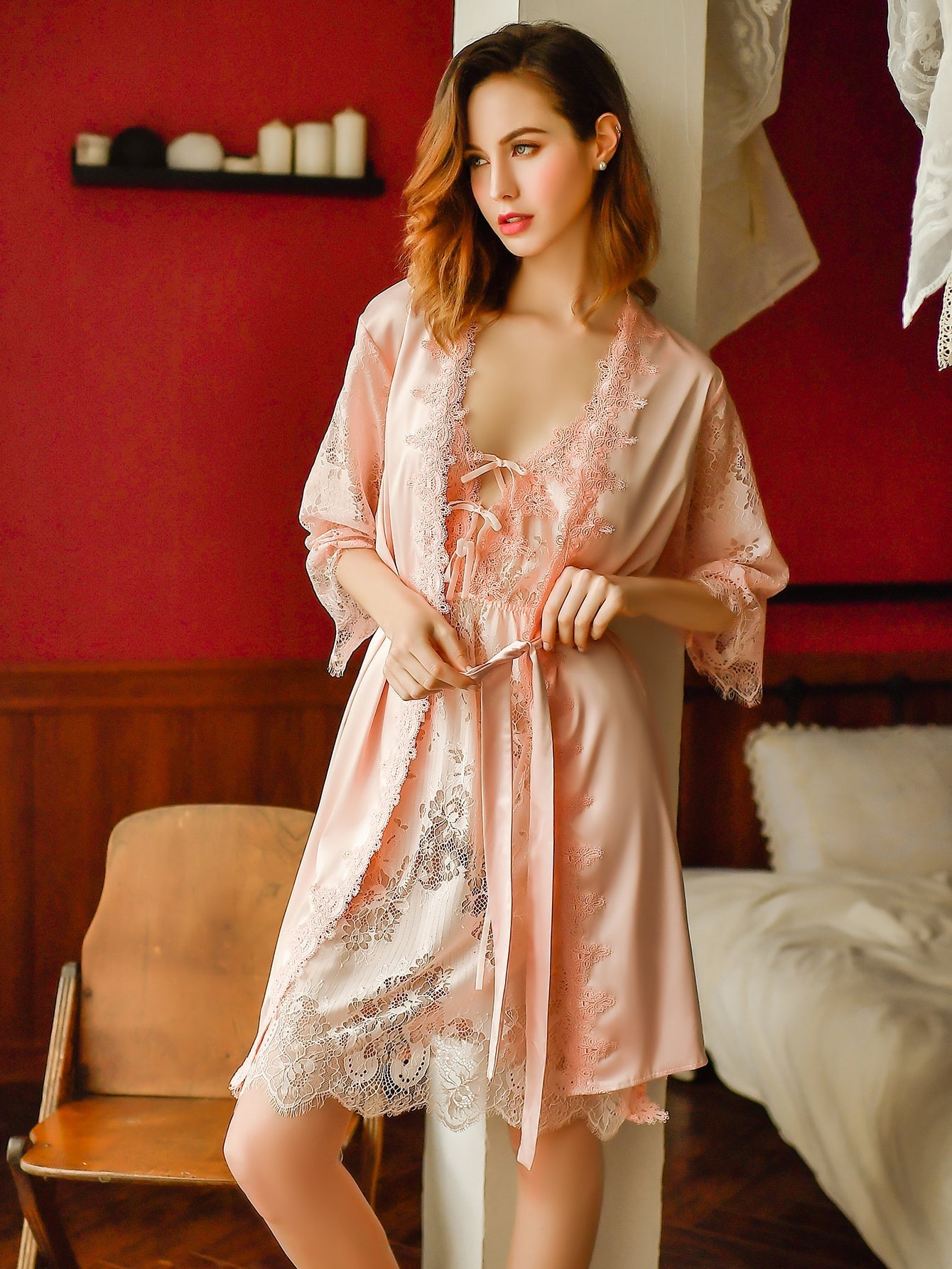 Women's 100% Silk Full Length Silk Nightgown Simple Nightdress – DIANASILK