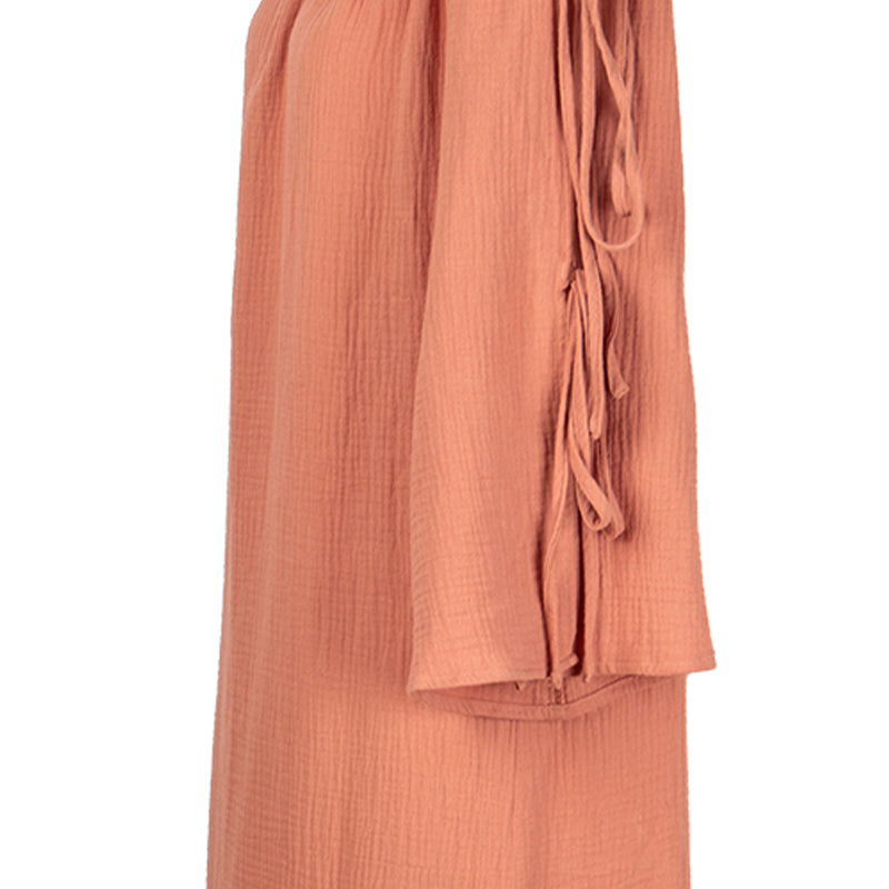 Women's Split Long Skirt High Waist Solid Color Dress Sai Feel