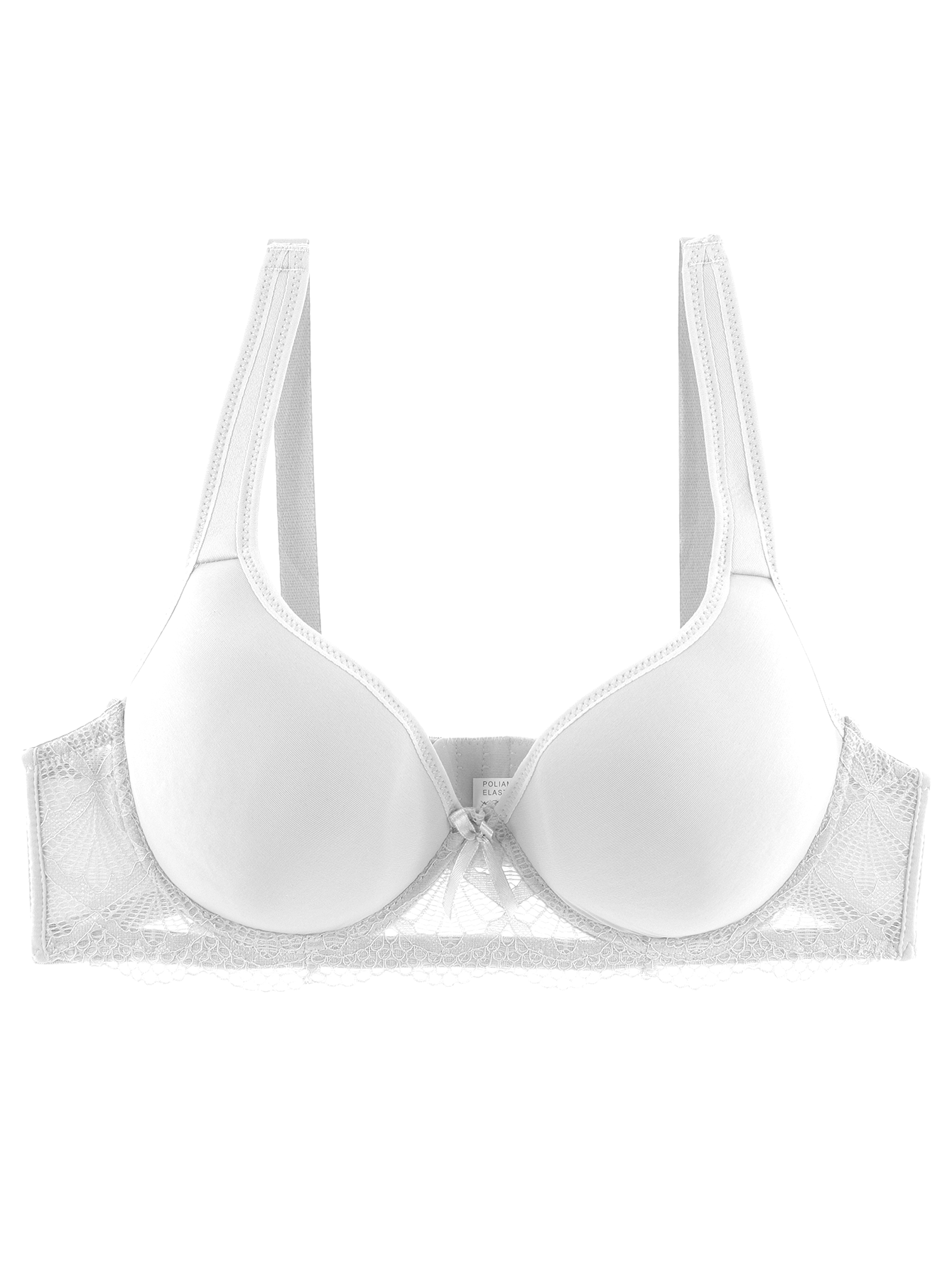 Women's Underwire 3/4 Cup Big Size D cup Bra Sexy smooth Everyday Bra for Women Plus Size Sai Feel