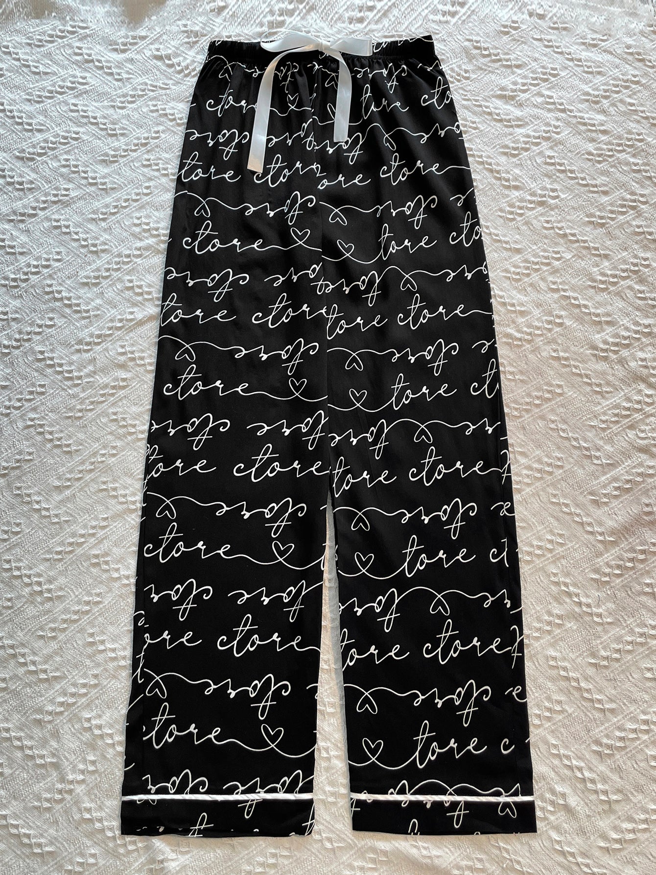 Women's pajama pants letter Pajama Pants Pajama lovely pajama pants Sai Feel