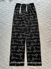 Women's pajama pants letter Pajama Pants Pajama lovely pajama pants Sai Feel