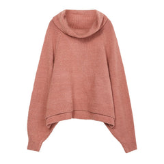 Womens Casual Long Sleeve Turtleneck Knit Pullover Sweater Jumper Tops Sai Feel