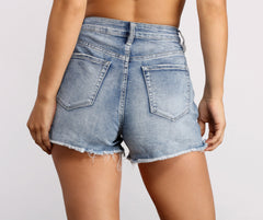 Your Everyday High Rise Denim Shorts Sai Feel