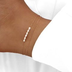 Zali Anklet Rose Gold