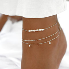 Zali Anklet Silver