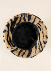 Zebra Print Bucket Hat Sai Feel