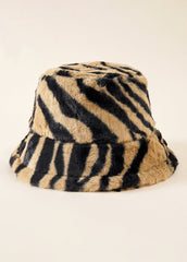 Zebra Print Bucket Hat Sai Feel