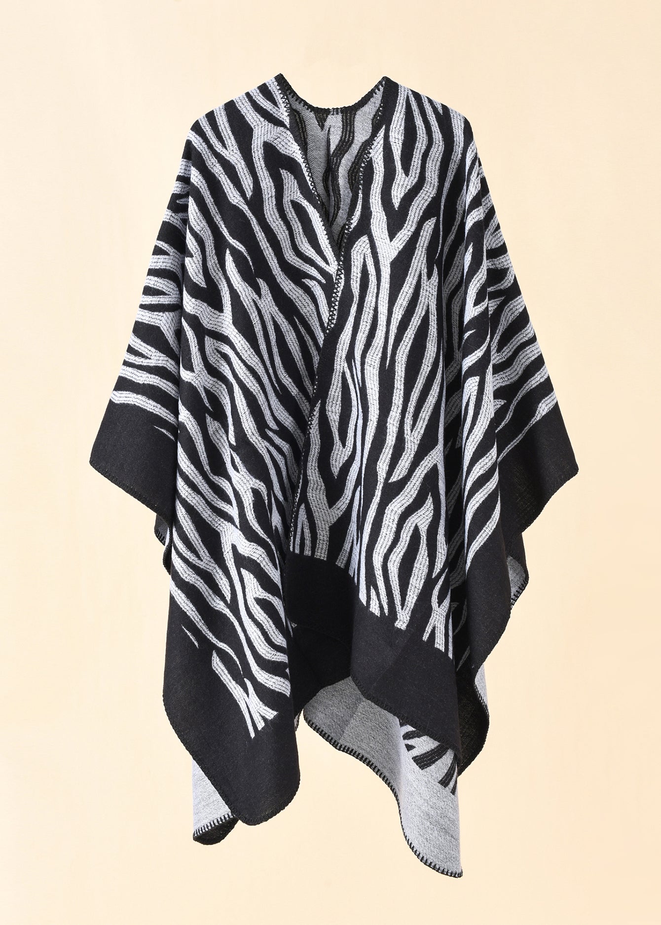 Zebra Print Shawl Sai Feel