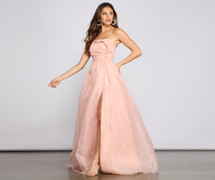 Zora Formal Strapless A-Line Dress Sai Feel