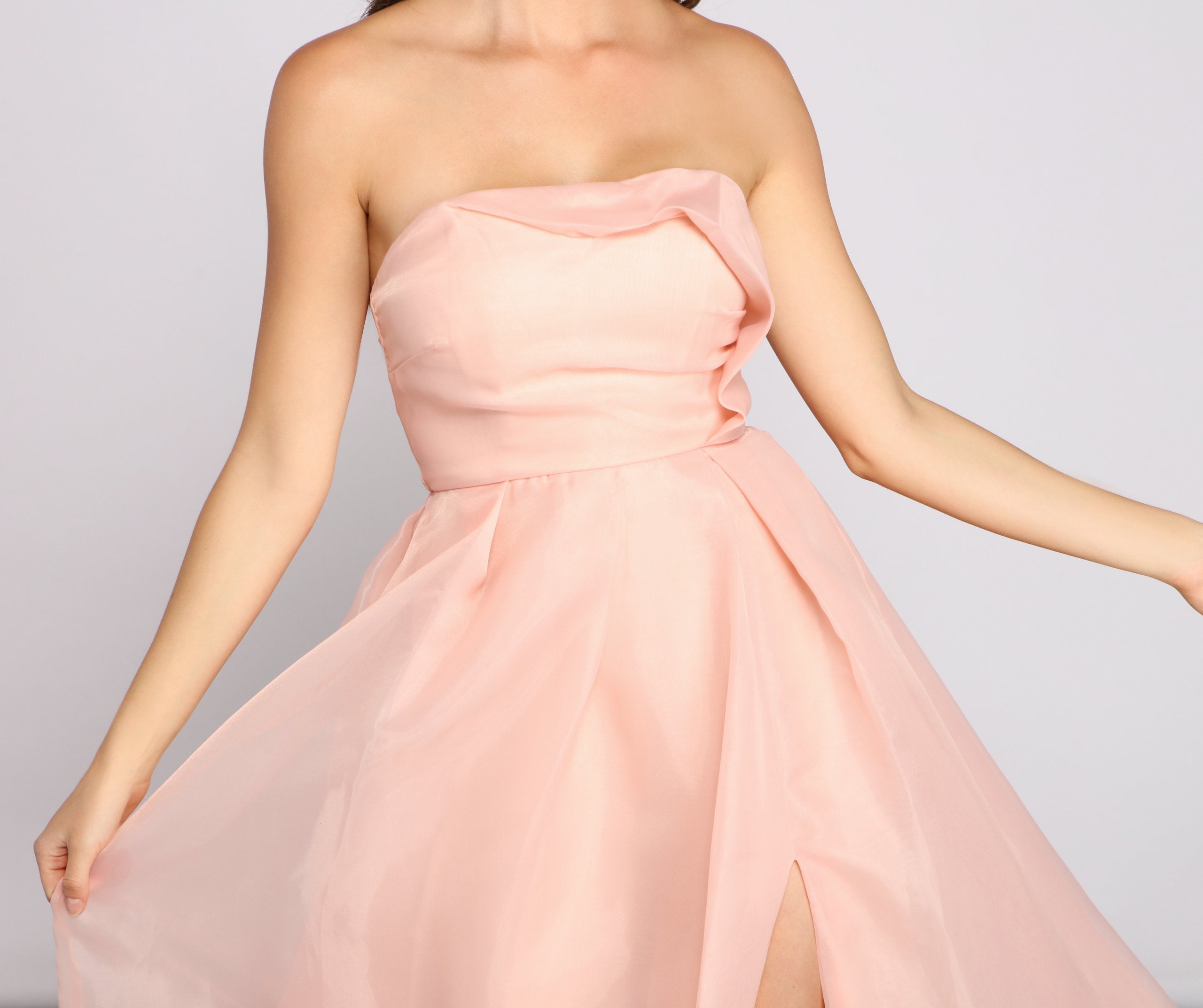 Zora Formal Strapless A-Line Dress Sai Feel