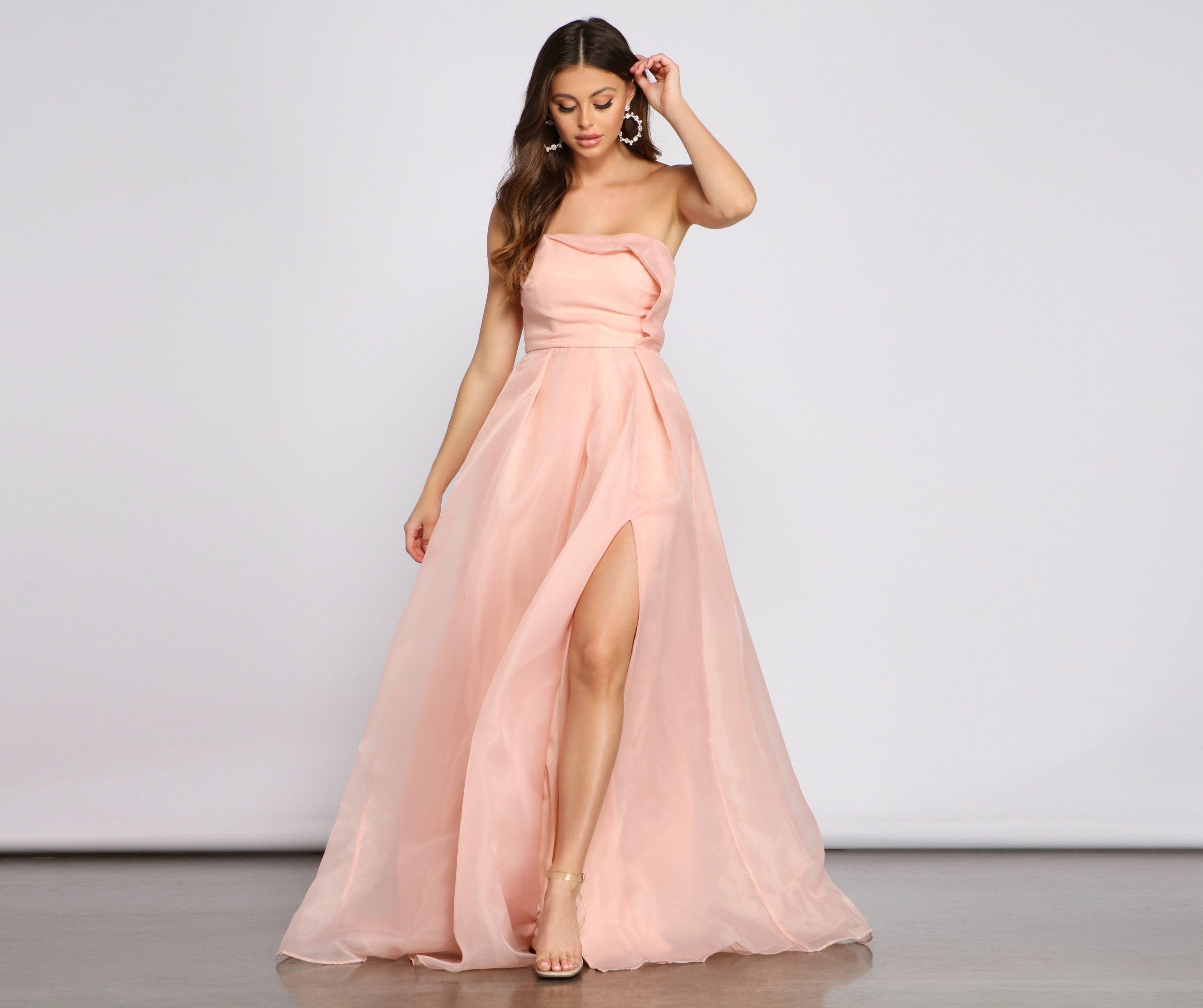 Zora Formal Strapless A-Line Dress Sai Feel