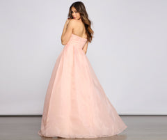 Zora Formal Strapless A-Line Dress Sai Feel