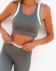 Action Mesh Panel Sports Bra - FINAL SALE