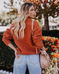 Add Spice Knit Sweater - Burnt Orange - FINAL SALE