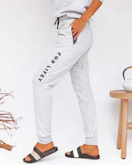 A Wifey For Lifey Cotton Blend Pocketed Joggers - FINAL SALE