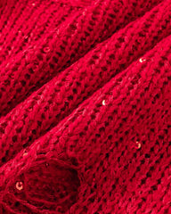 Ensemble de jupe courte au crochet éblouissant 