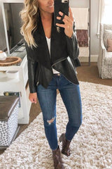 Zipper Lapel Jackets