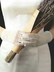 classic Wrist Length Bridal wedding Gloves Sai Feel
