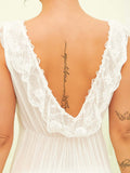 women's Lace Perspective sling Nightdress Sai Feel